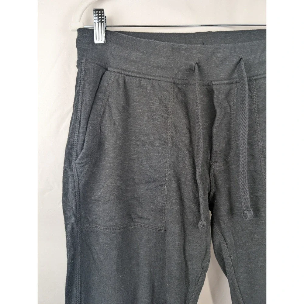 Vintage J Crew Mens Knit‎ Goods Tapered Joggers Size M Gray Pockets Gym Workout